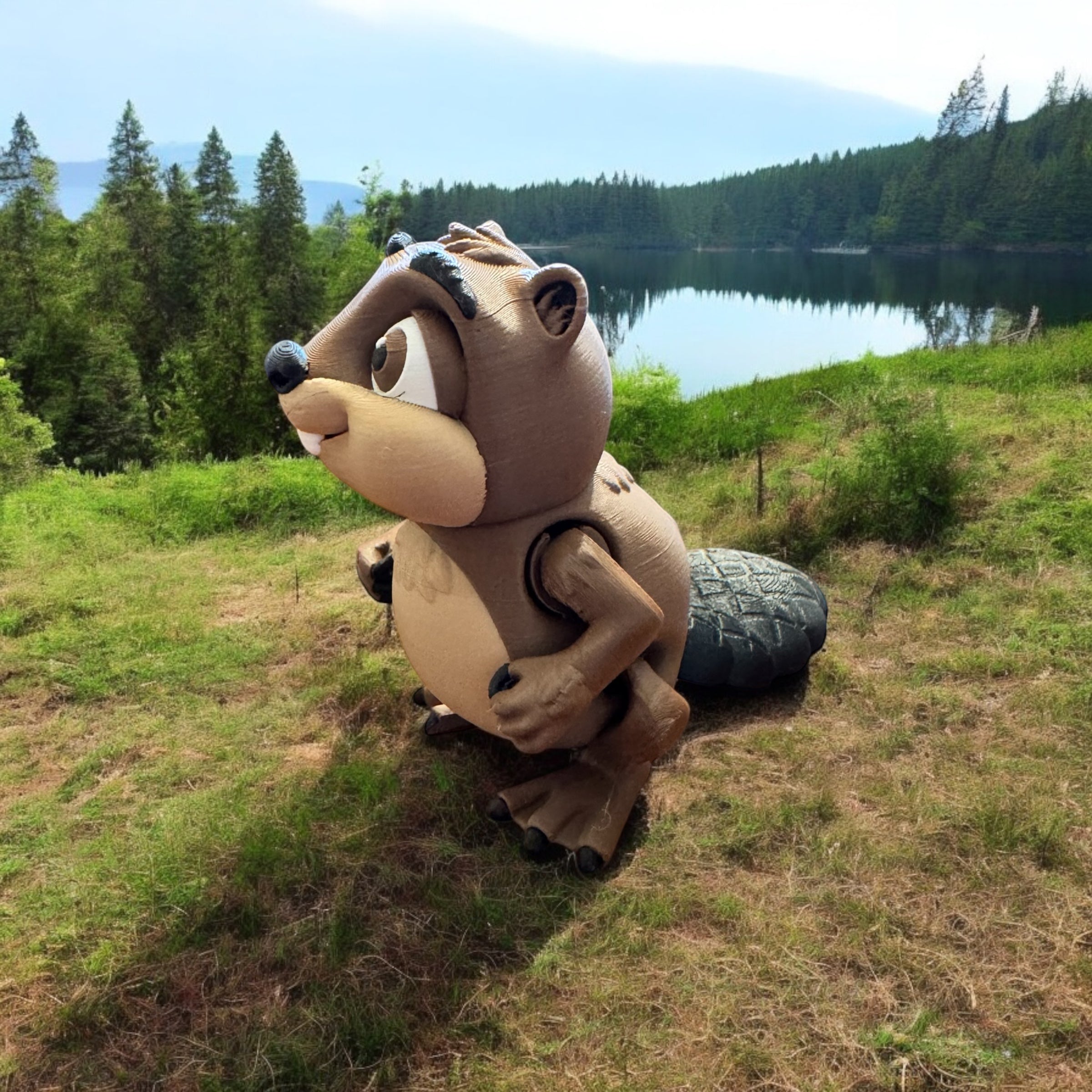 3D Printed Articulated Beaver